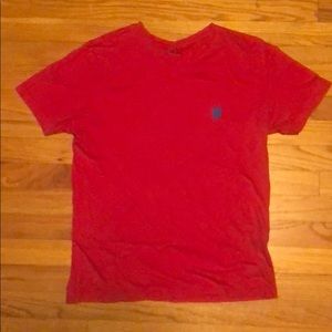 Like new red polo shirt